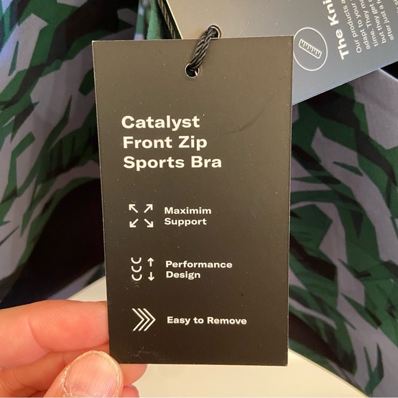 Knix Catalyst Front Zip Sports Bra 36DD 38DD 36E - Picture 8 of 11